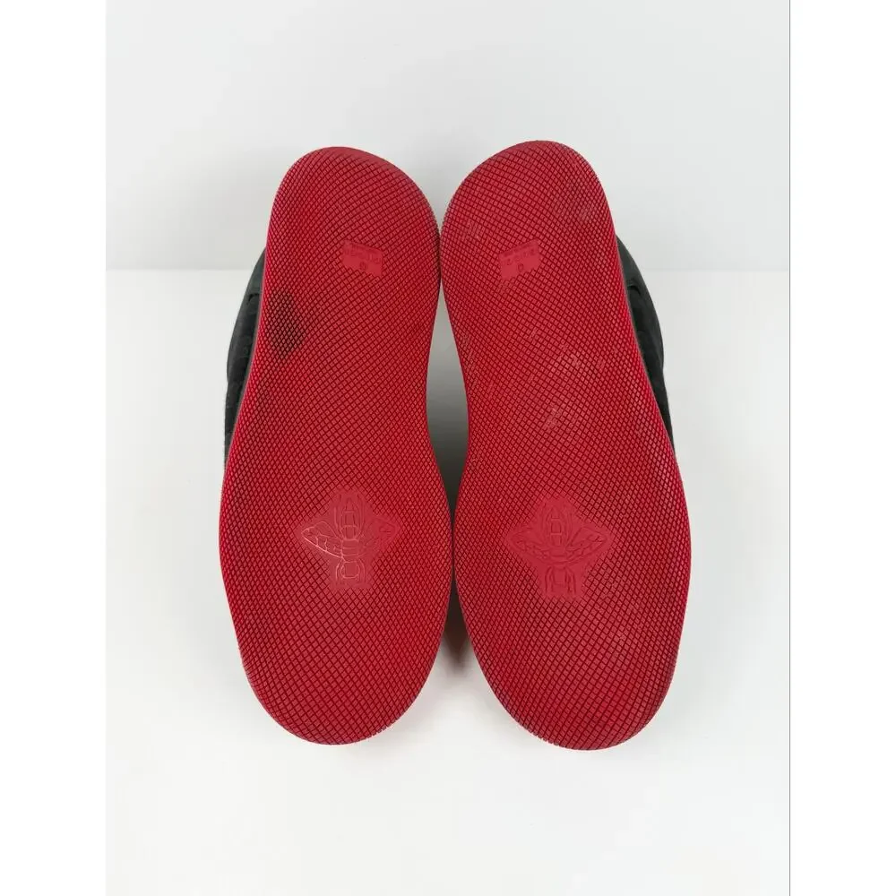 Gucci Black and Red Low-Top Sneakers